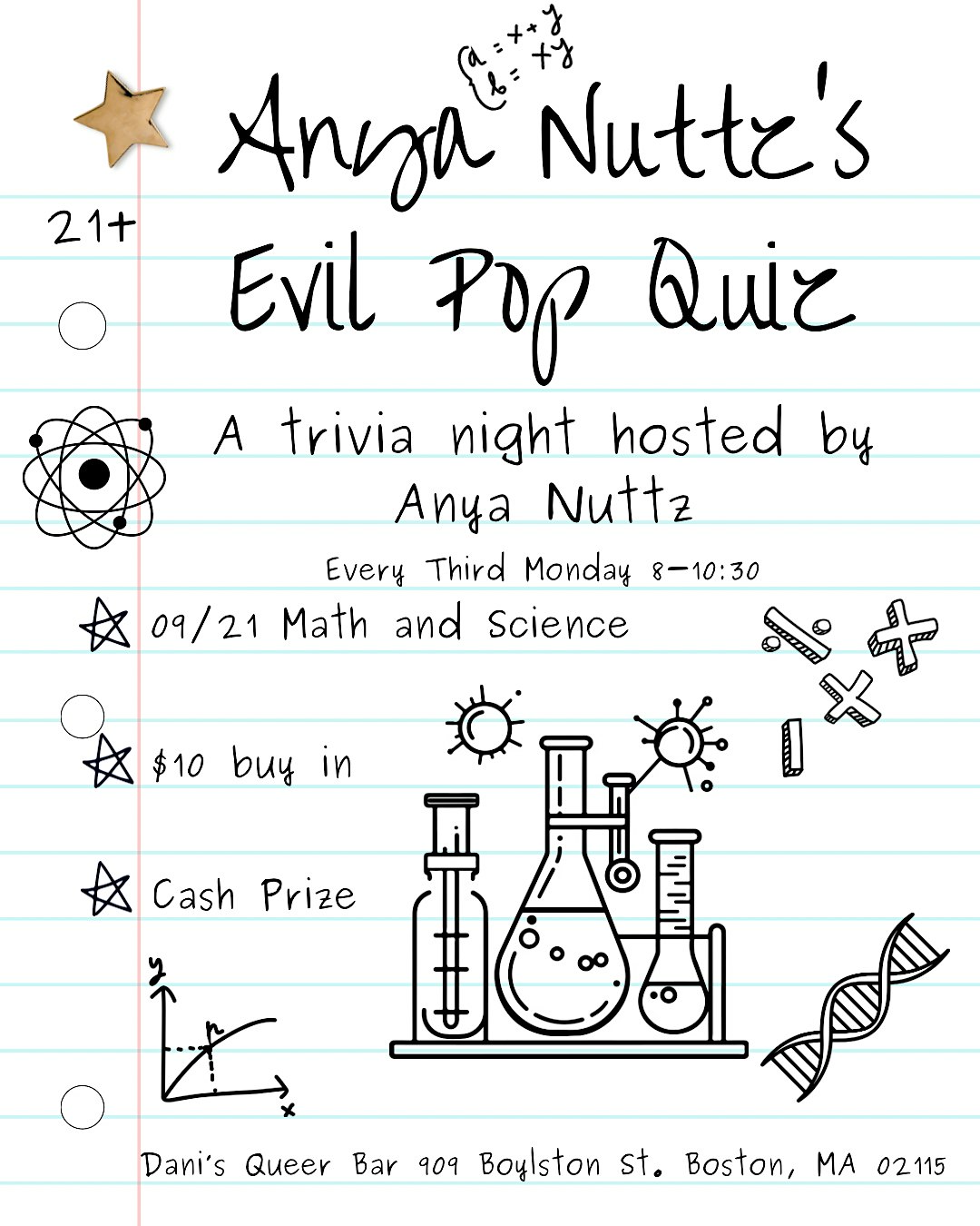 Anya Nuttz’s Evil Pop Quiz Math and Science