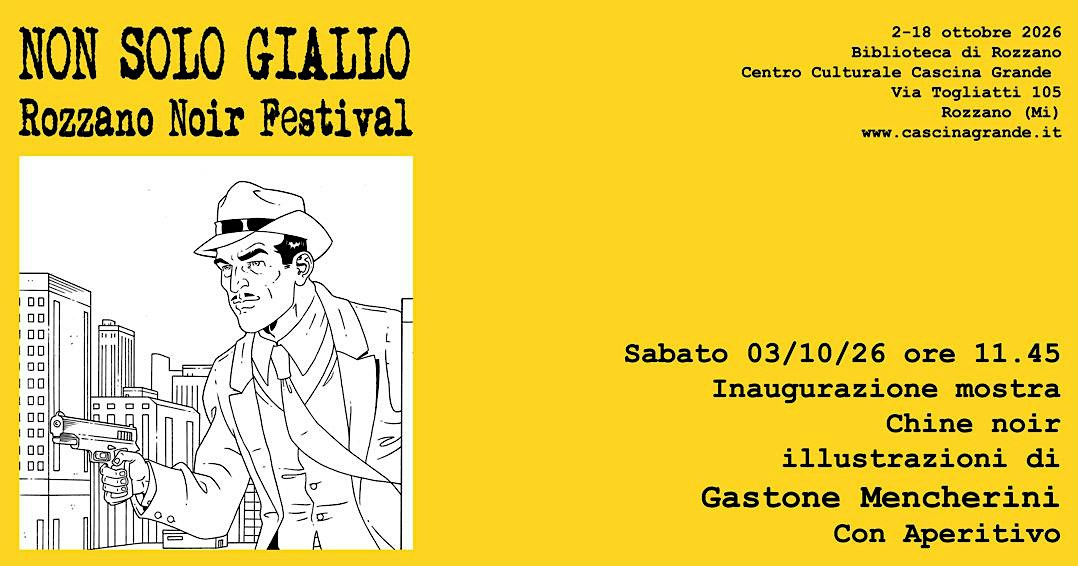 Inaugurazione mostra Chine noir illustrazioni di Gastone Mencherini