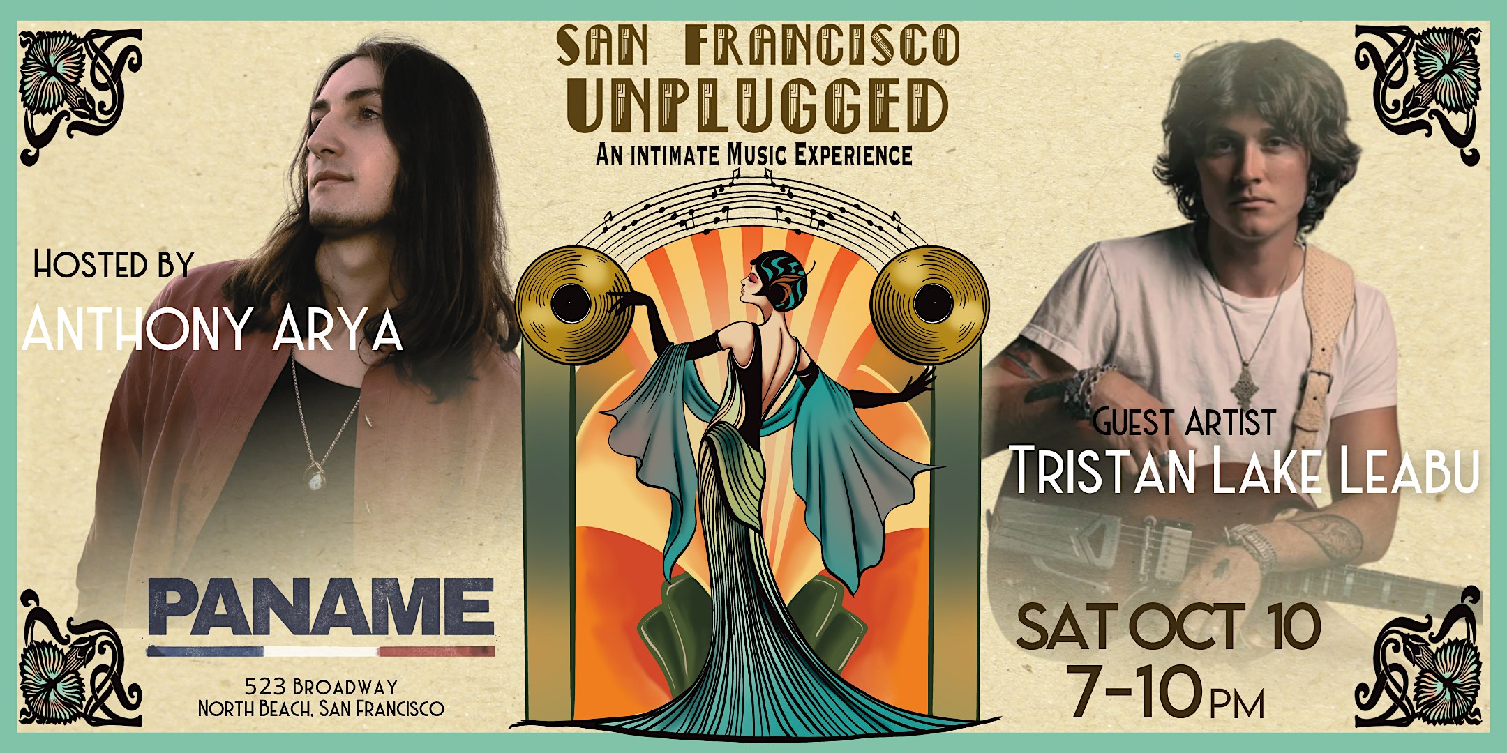 San Francisco Unplugged in North Beach: Tristan Lake Leabu + Anthony Arya