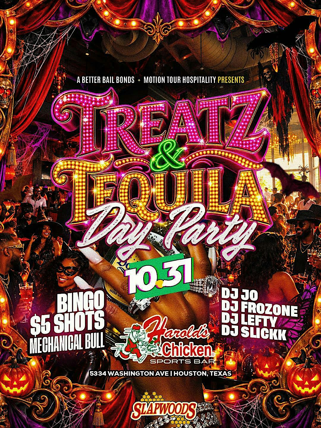 Treatz & Tequlia Halloween Day Party
