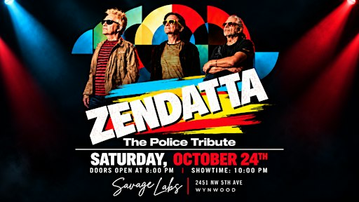 Zendatta – The Police Tribute | Live at Savage Labs