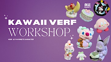Creatieve workshop - Kawaii Verf Workshop - €17 p.p