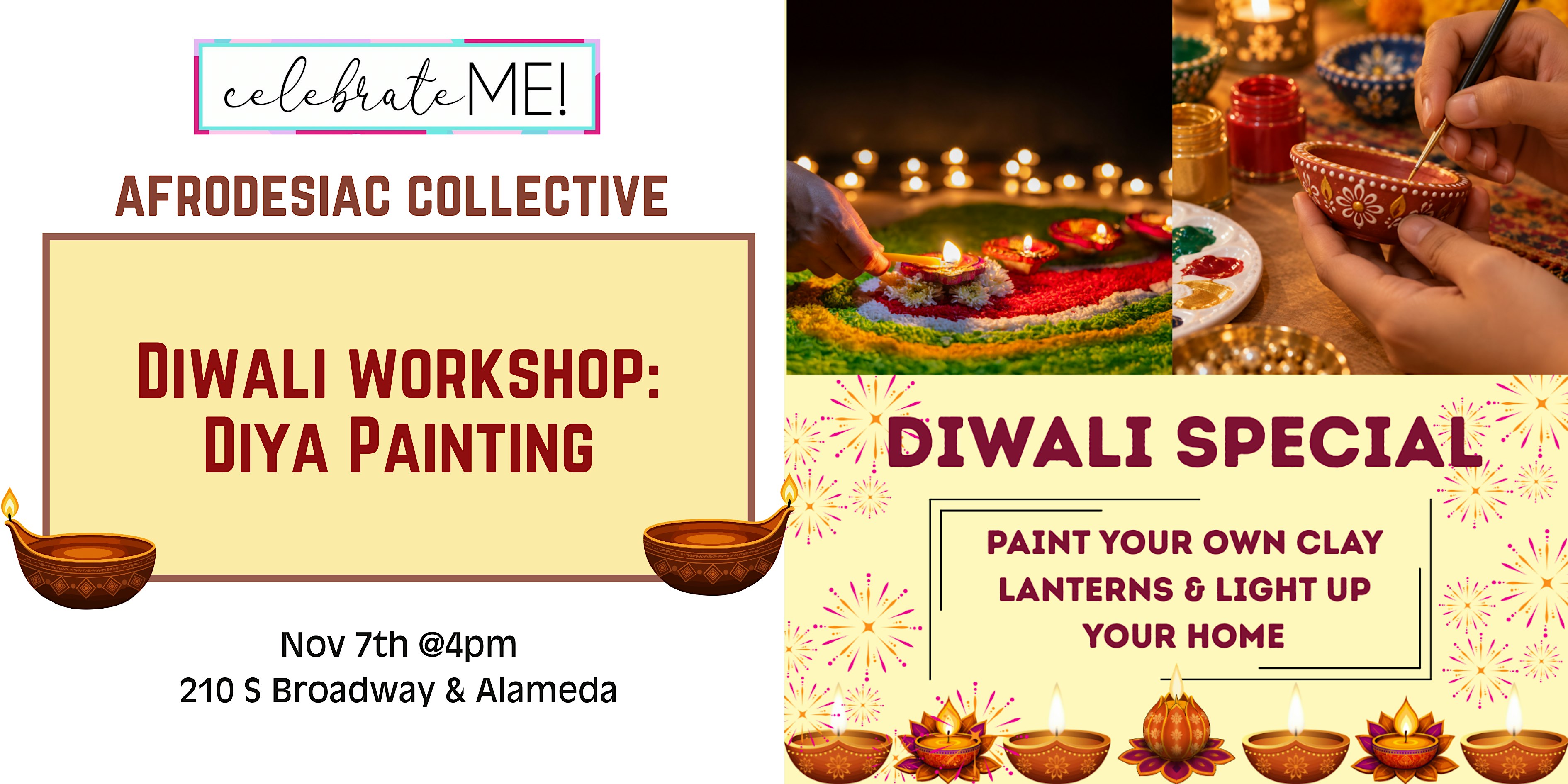 Diwali Workshop: Paint Your Own Diyas