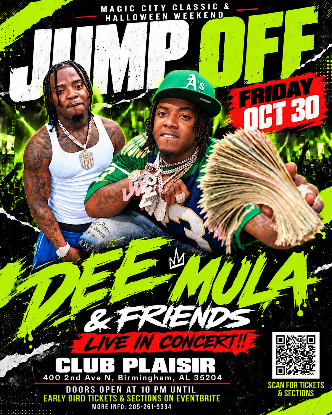 Dee Mula & Friends Live | Magic City Classic & Halloween Weekend Jump Off