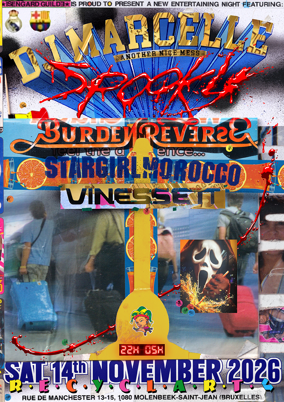 ISENGARD with DJ Marcelle, Spooky, Burden Reverse, stargirlmorocco, VINESSETT