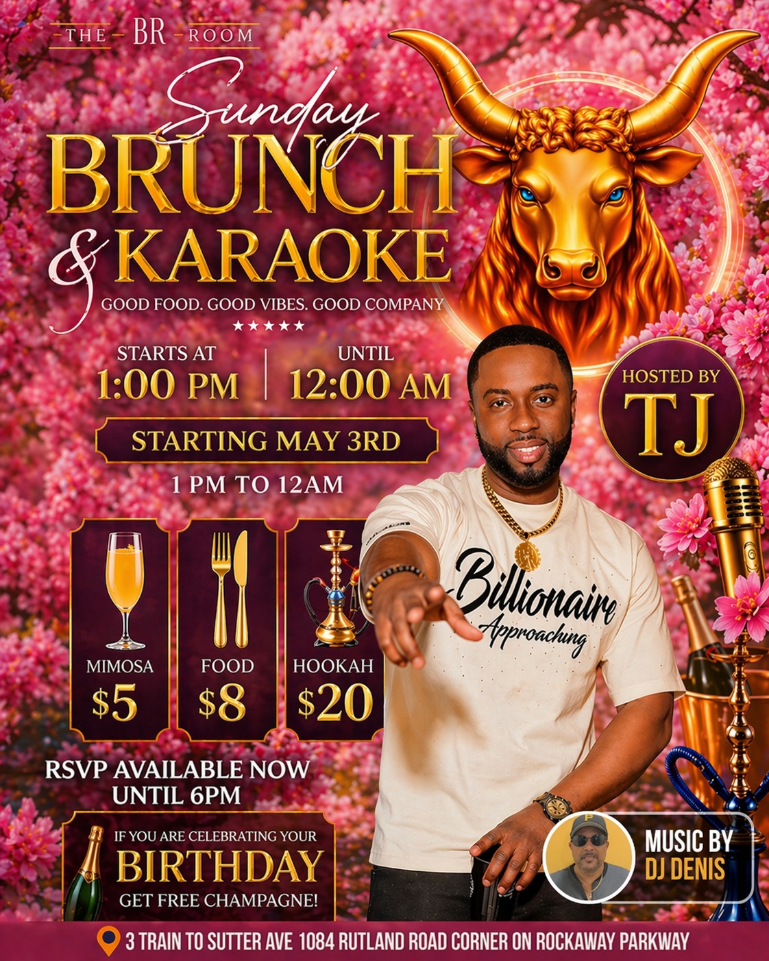 Sunday Brunch & Karaoke at Blue Room Bar & Grill