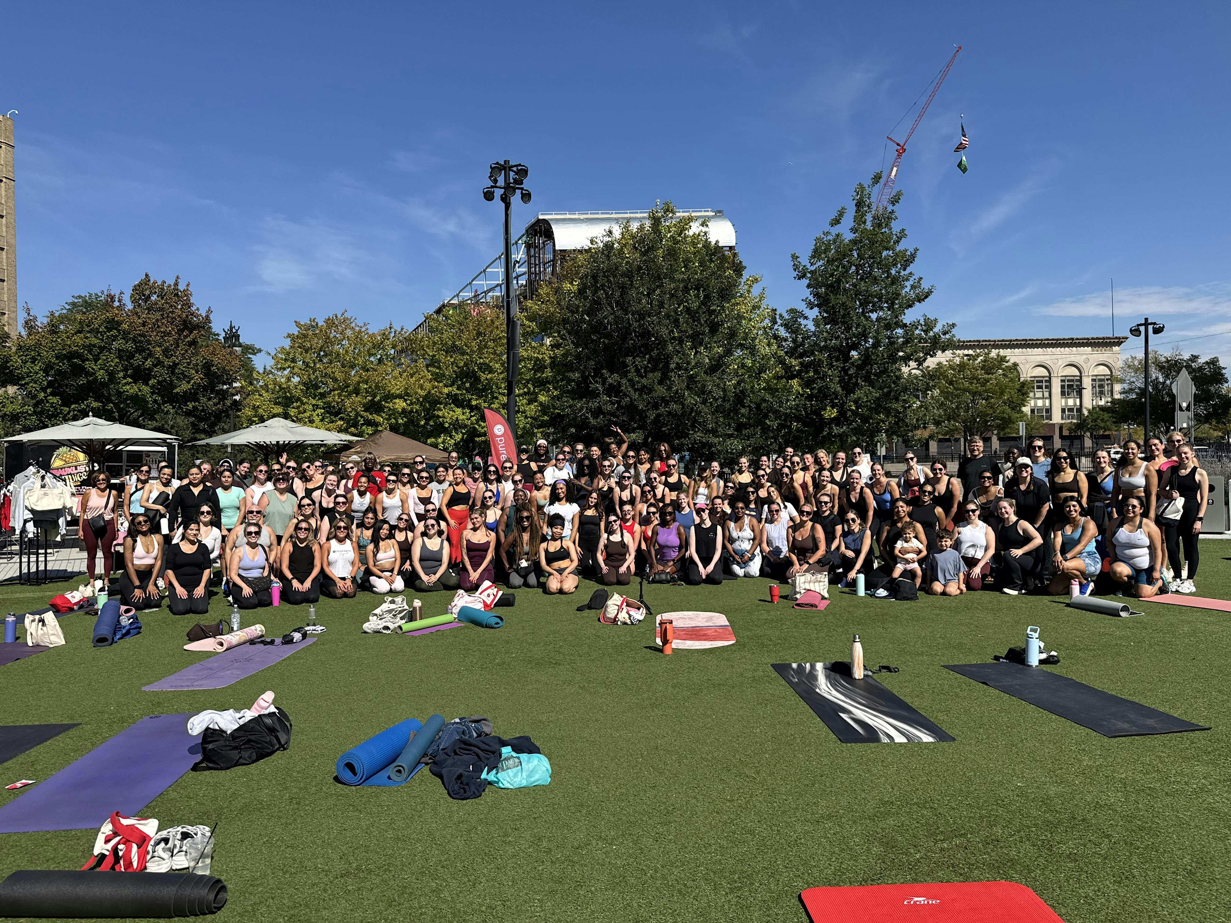 Pure Barre Detroit x Beacon Park Pop-Up