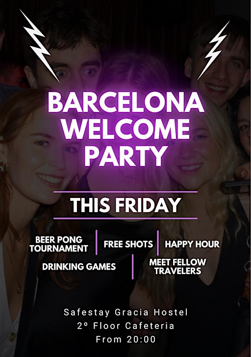 Barcelona Hostels Welcome Party