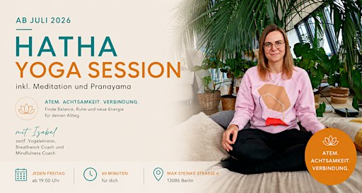 Yoga Session inkl. Meditation & Pranayama in Pankow