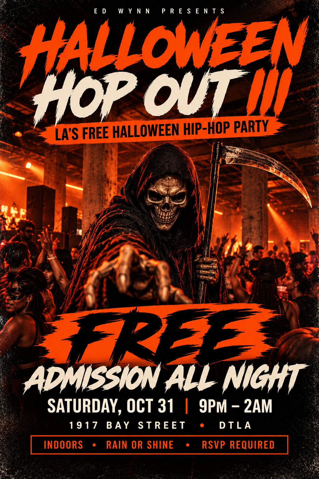 FREE Halloween Hip-Hop Party in DTLA – Halloween Hop Out III