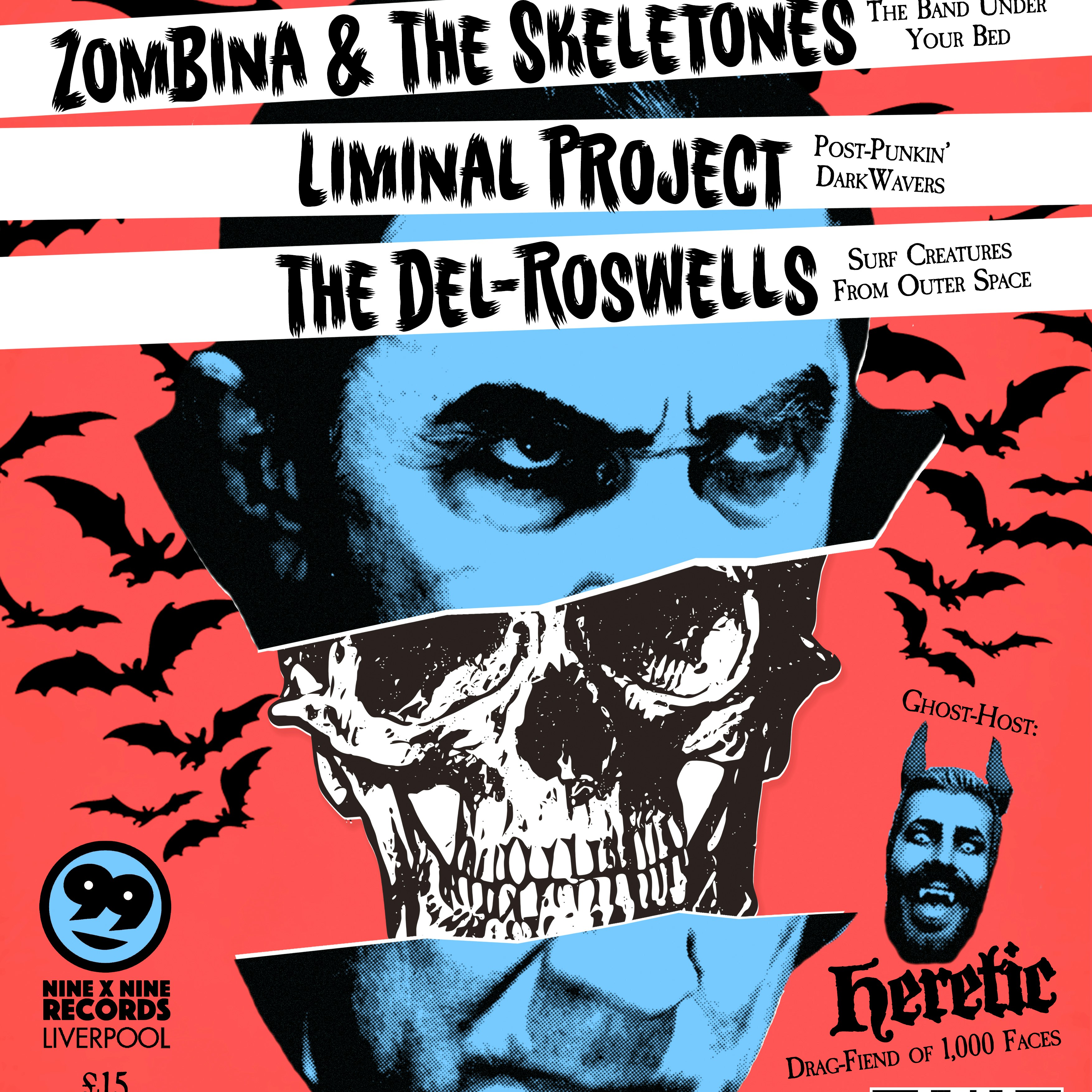 Zombina and the Skeletones + Support