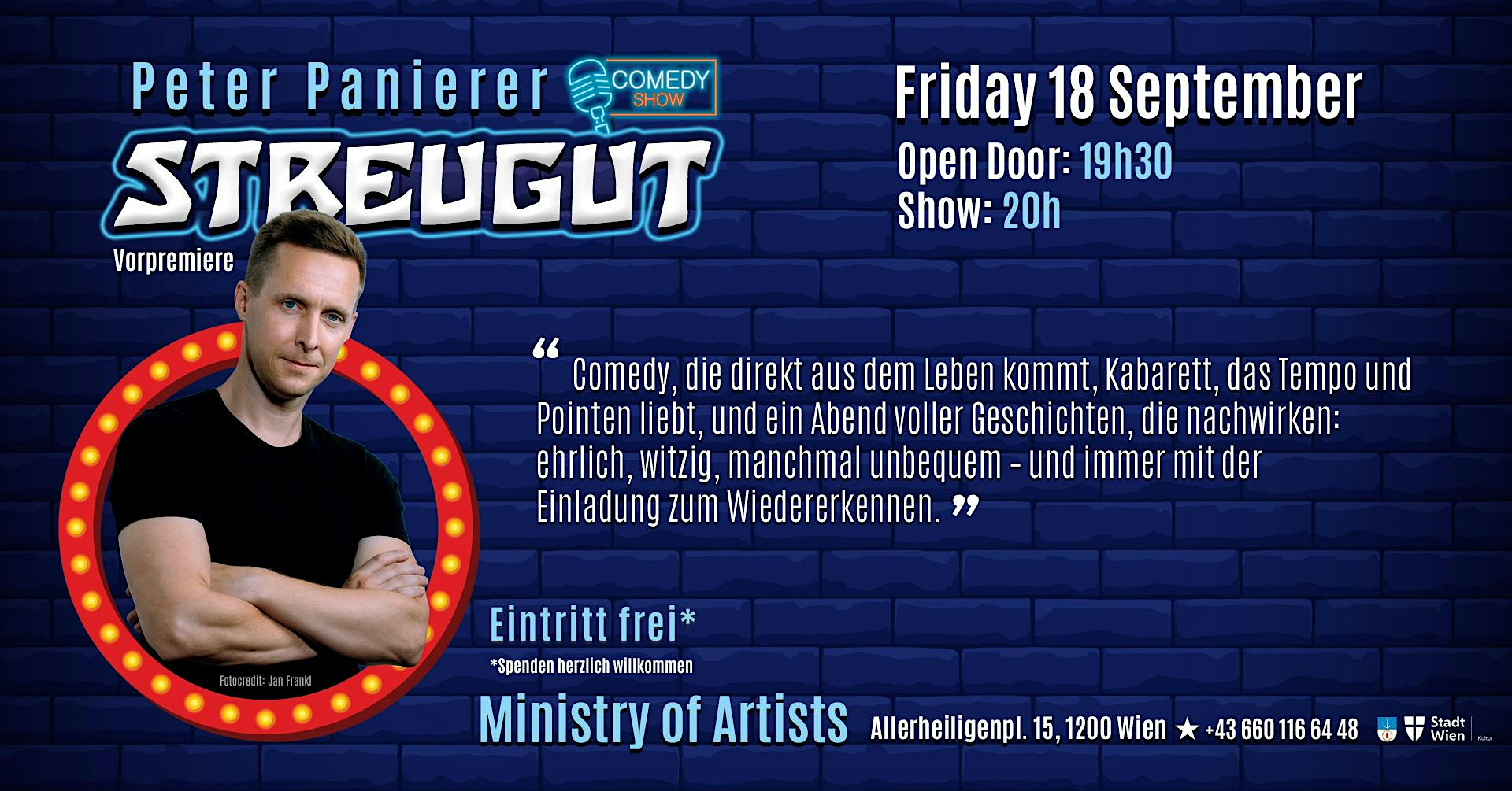 Kabarett: STREUGUT Peter Panierer