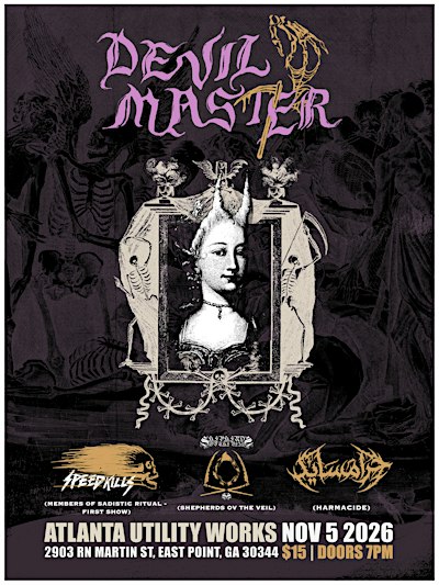 Devil Master, Speed Kills, Shephards ov the Veil, Harmacide at AUW