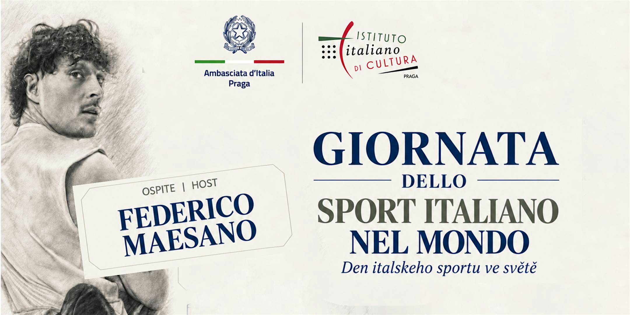 Giornata dello sport italiano nel mondo 2026 con Federico Maesano