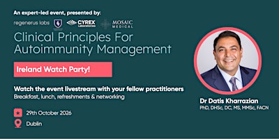 Watch Party - Clinical Principles for Autoimmunity Management
