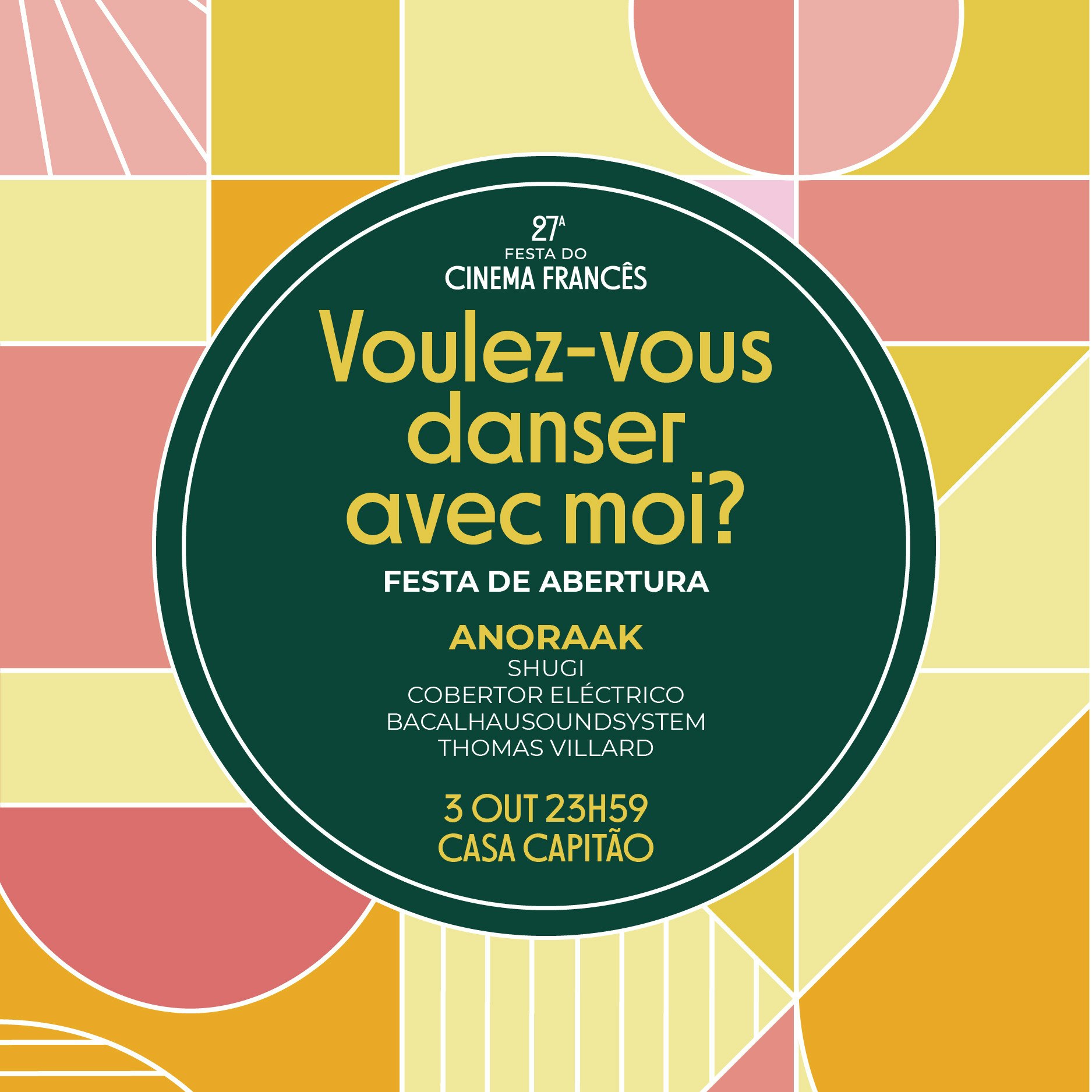 BAILE || FESTA DO CINEMA FRANCÊS: VOULEZ-VOUS DANSER AVEC MOI?  