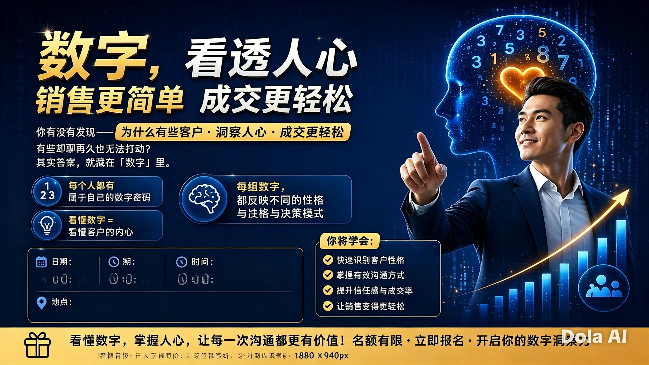 沈靖凯老师 ：数字看透人心 销售更简单，成交更轻松