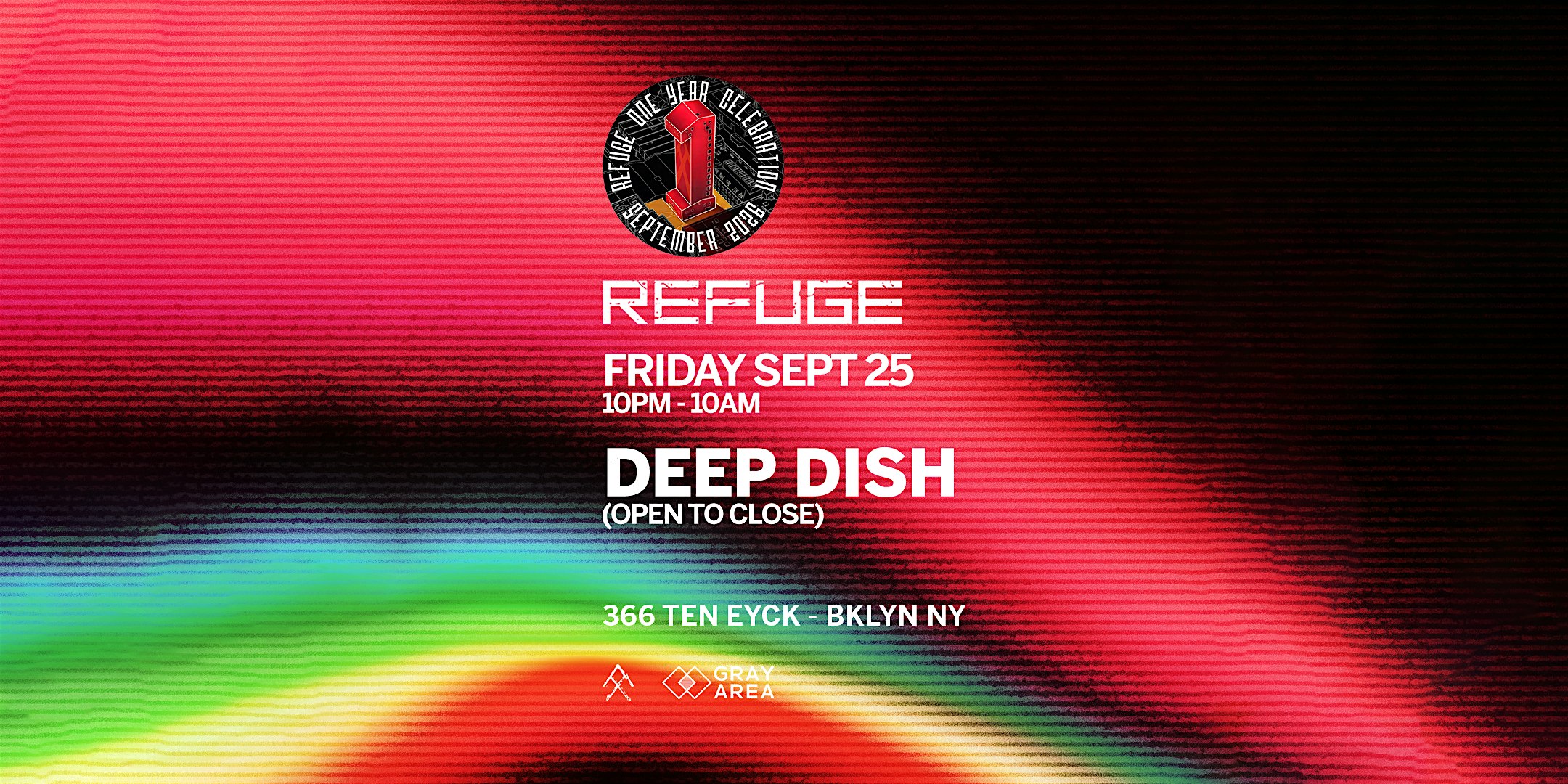 Refuge Friday: Deep Dish (Open to Close)