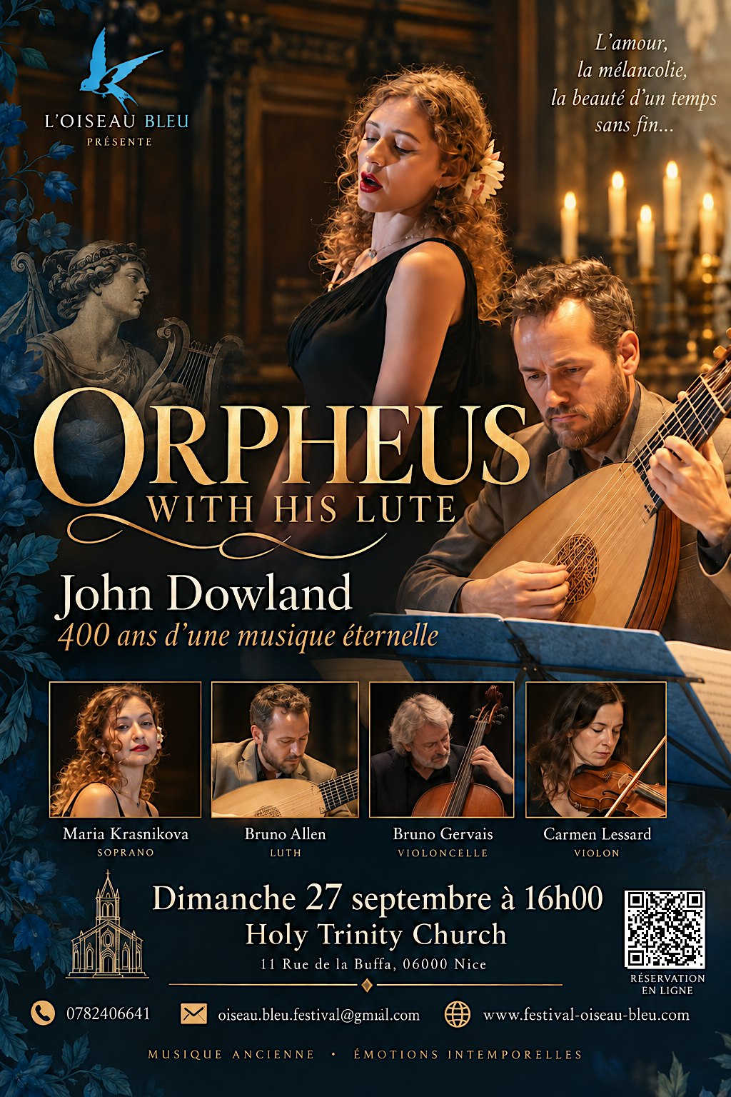 Orpheus with his luth