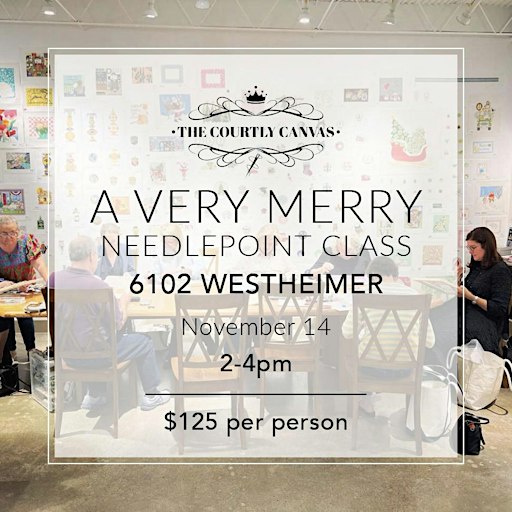 A Very Merry Needlepoint Class