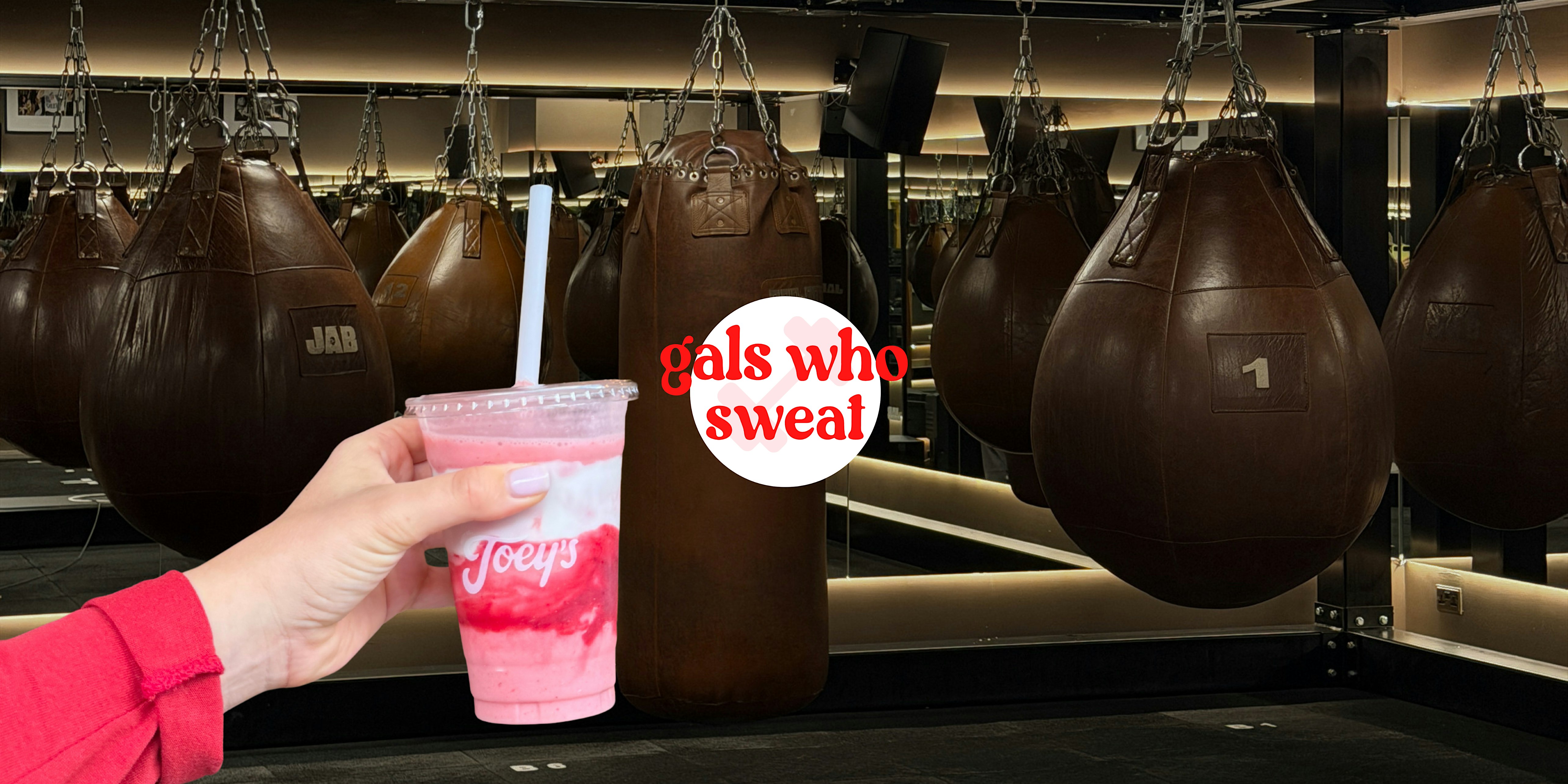 gals who sweat x JAB