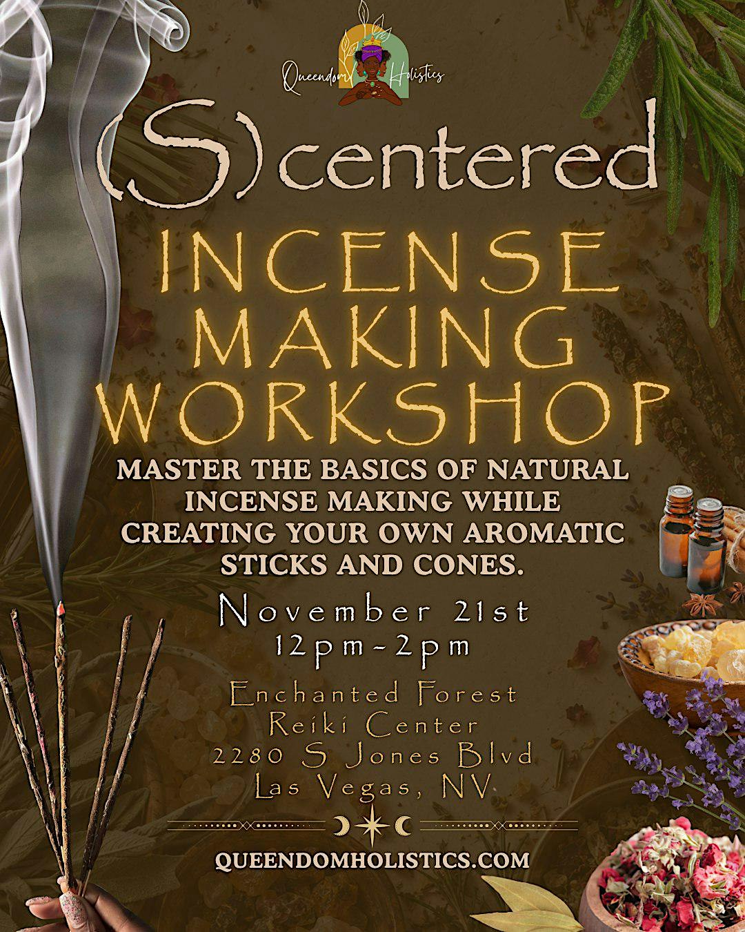 (S)centered: Incense Making Workshop