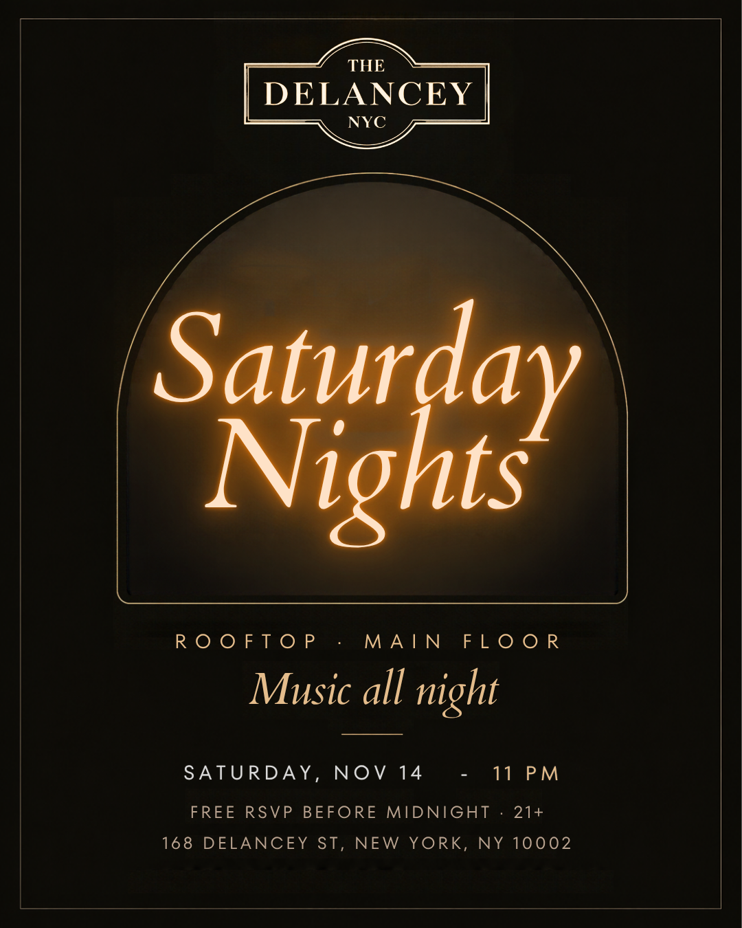 Safaera Saturdays @ The Delancey's Lower Level