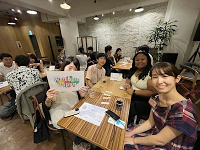 EXCITING & FUN  Language Exchange Meetup  Shibuya Cafe楽しい言語交換  東京国際交流パーティー