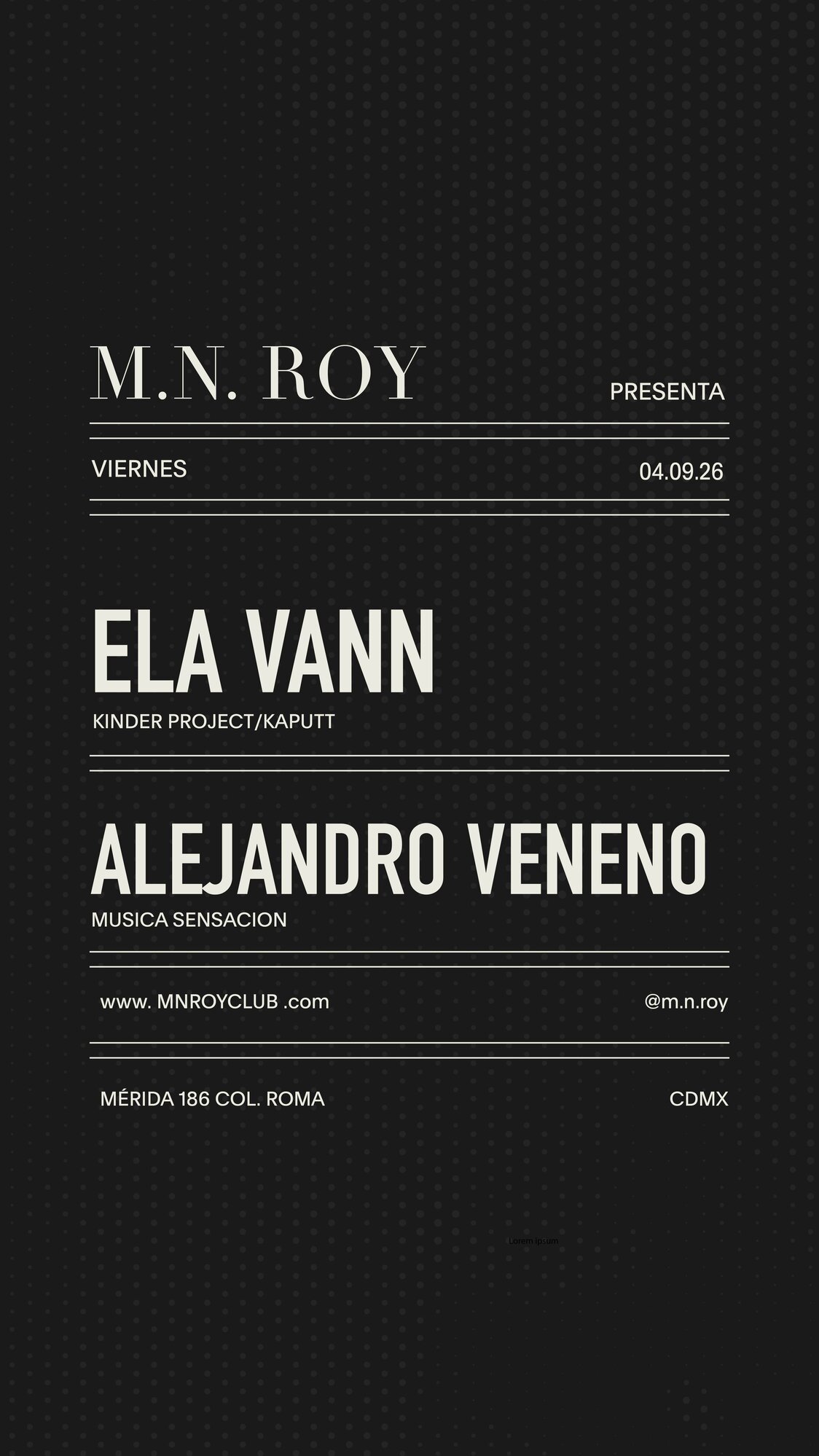 Ela Vann + Alejandro Veneno