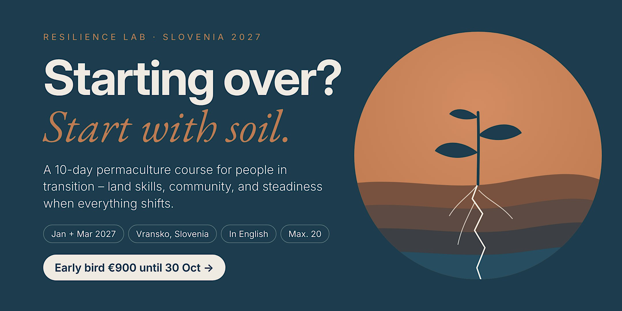 Resilience Lab – 72h Permaculture Design Course in Slovenia