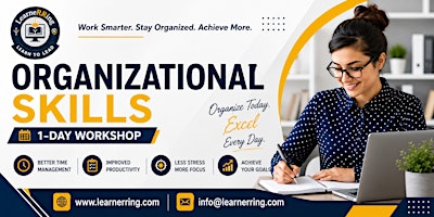 Organizational Skills 1-Day Workshop| Massachusetts
