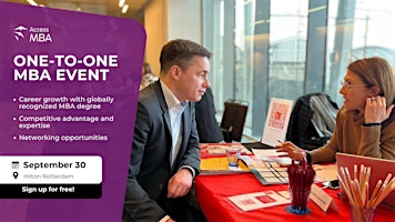 Unlock Your Leadership Potential: Free MBA Fair in Rotterdam – September 30