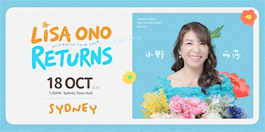 LISA ONO RETURNS AUSTRALIA TOUR 2026-SYDNEY