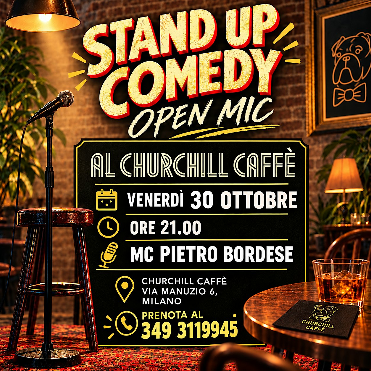 Open Mic - Churchill Caffè