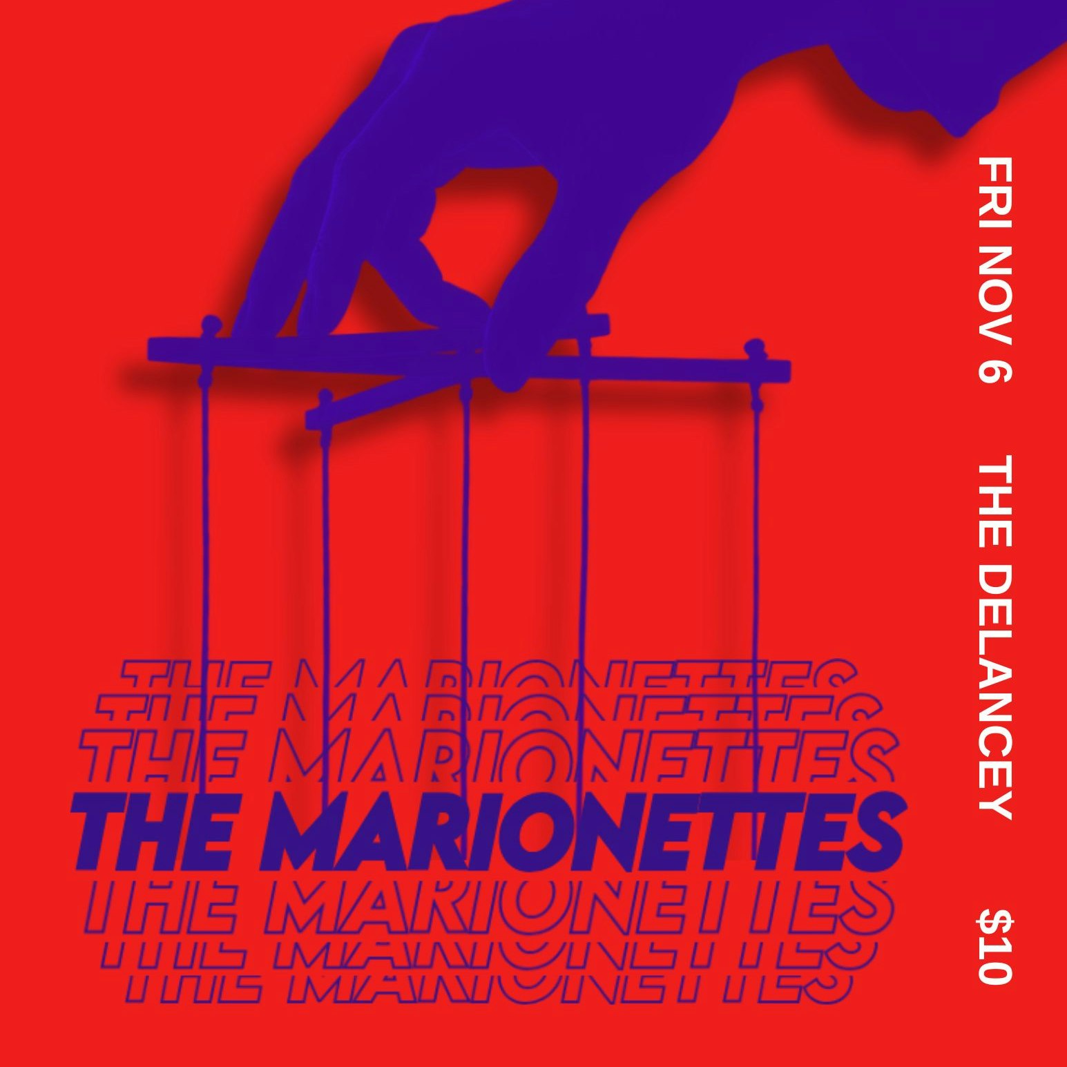 The Marionettes: live funk and pop cover band