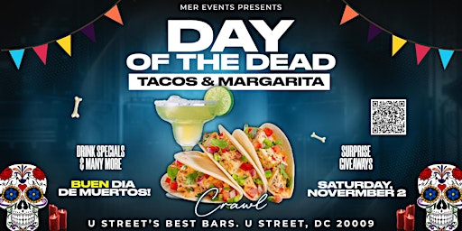 Day of the Dead Taco and Margarita Crawl