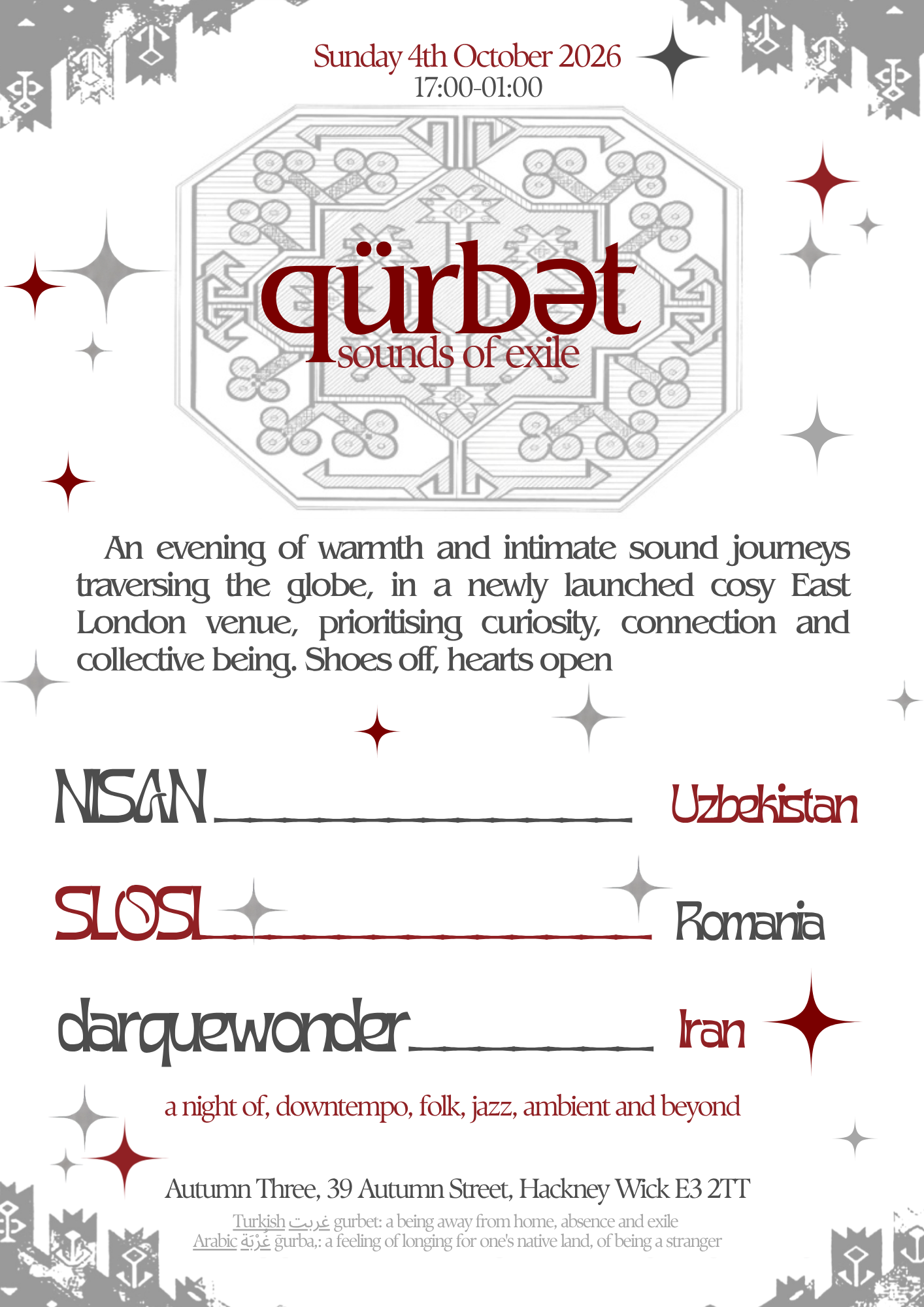 qürbət: sounds of exile |||