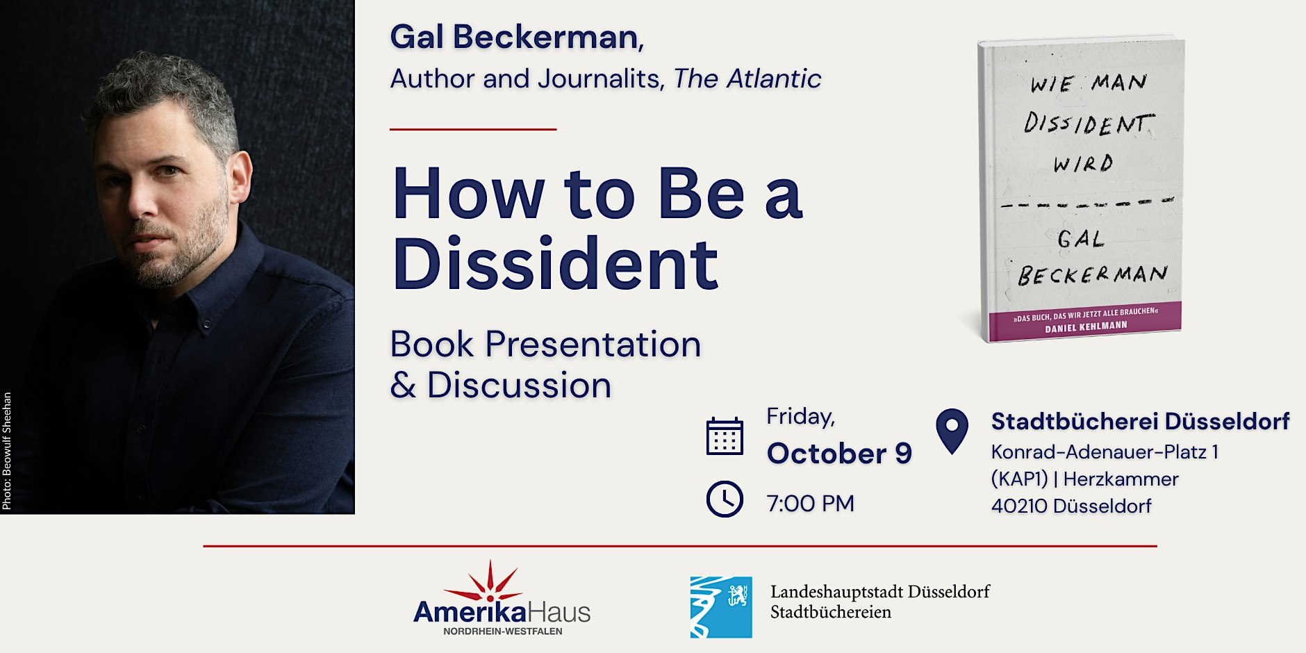Book Presentation & Discussion of "How to Be a Dissident"