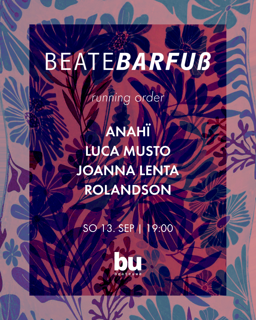 Beate Barfuß /// anahii.music Luca Musto joanna.lenta roland_son