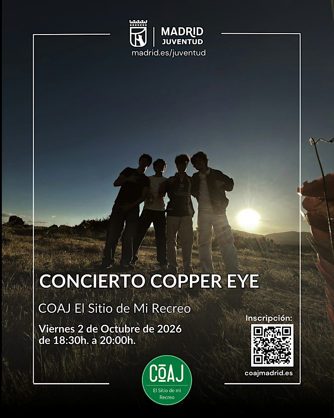 Concierto Copper eye. Gratis.