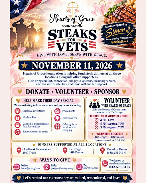 A Serving of Grace: Honoring Our Veterans