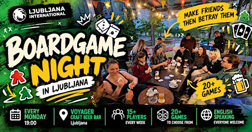 BOARDGAME NIGHT - MAKE FRIENDS. THEN BETRAY THEM.