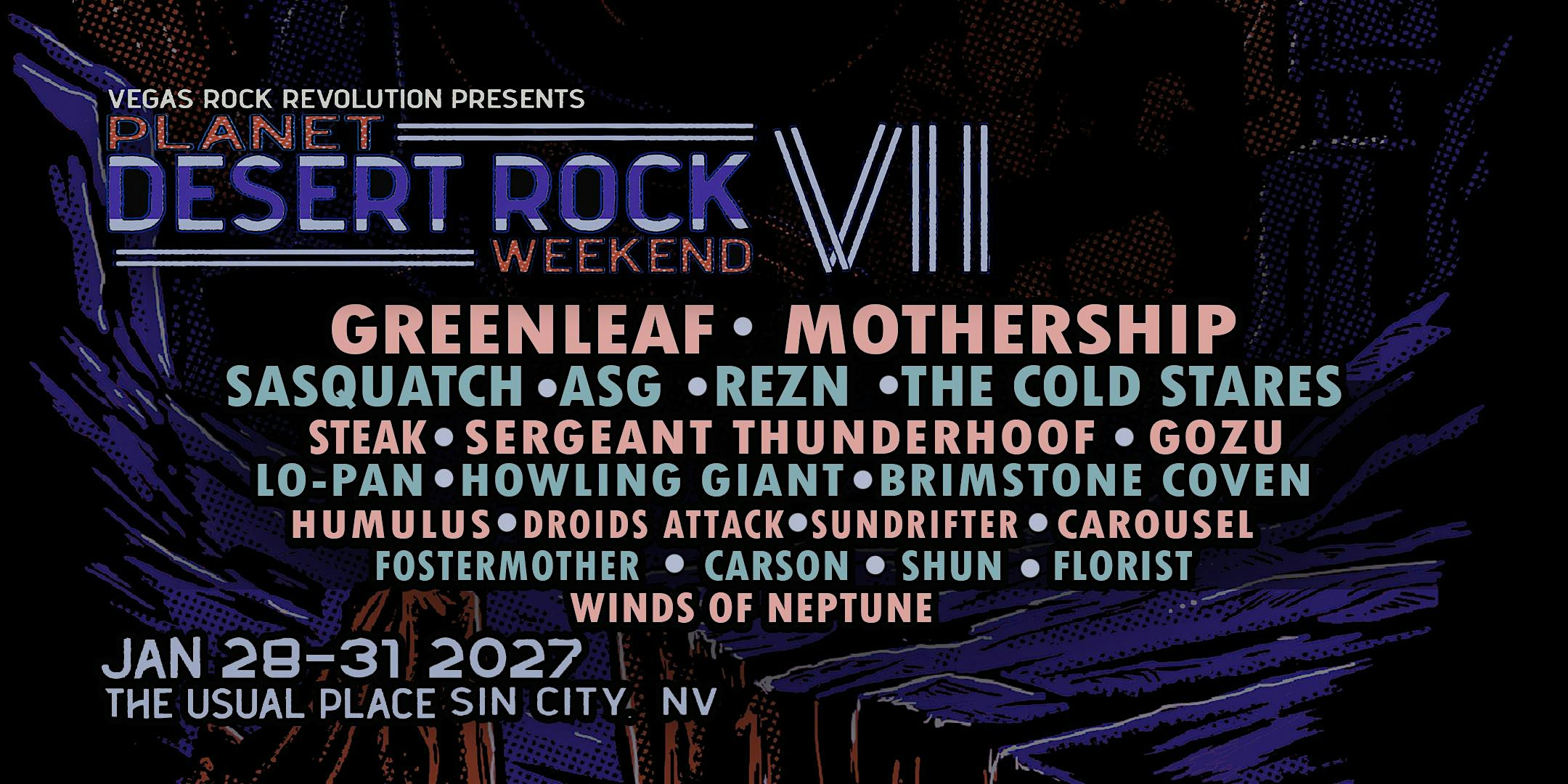 Planet Desert Rock Weekend VII - January 28- 31, 2027