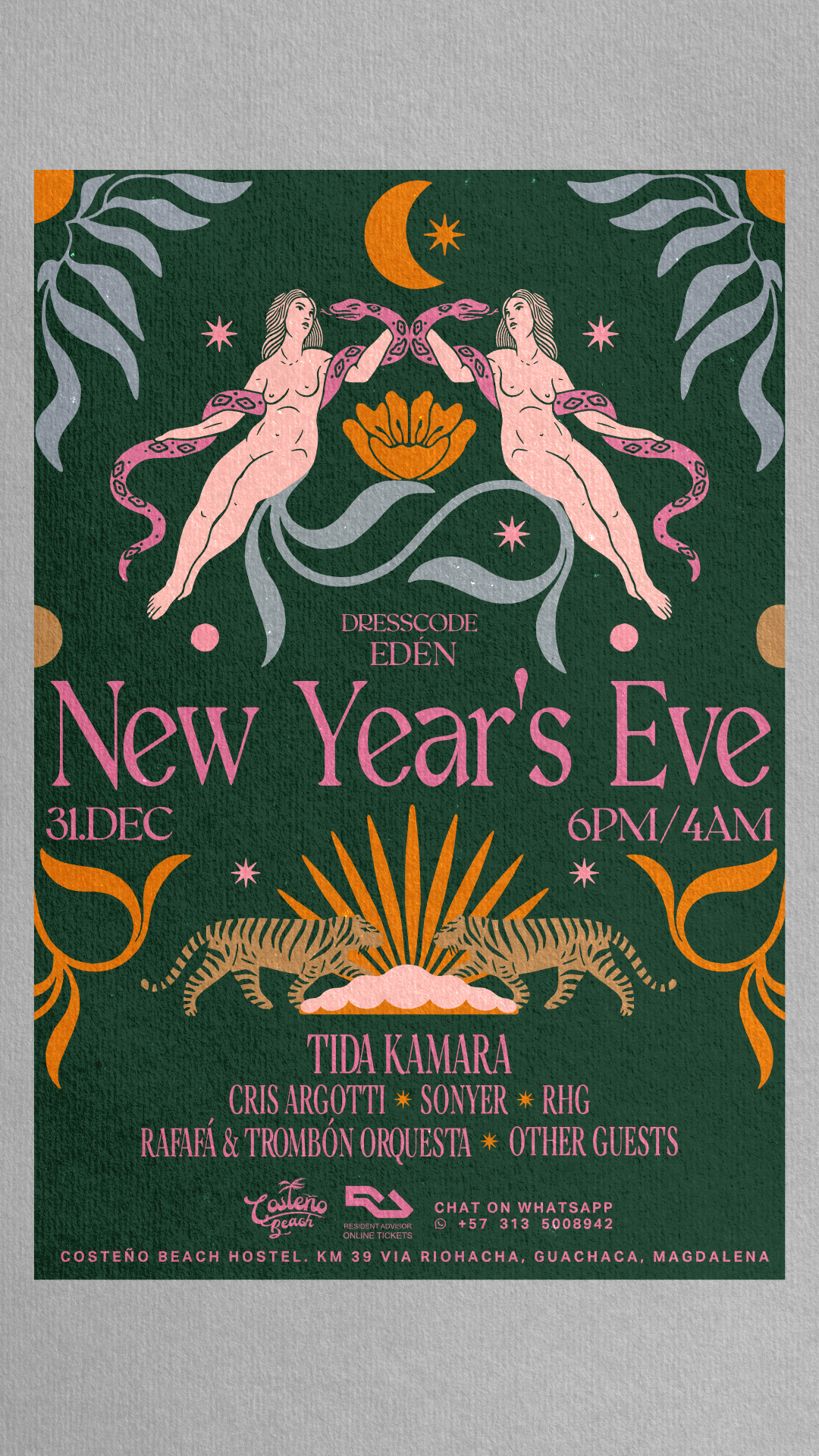 COSTEÑO BEACH NEW YEAR'S EVE 2026