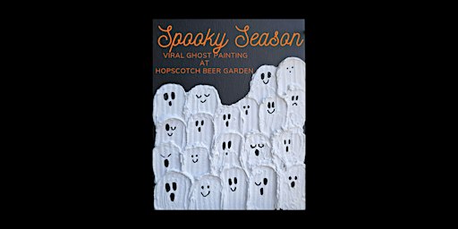 Spooky Season Textured Ghost Painting!
