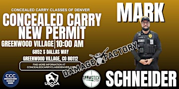 Colorado Concealed Carry (CCW) Class – Damage Factory - Greenwood Village