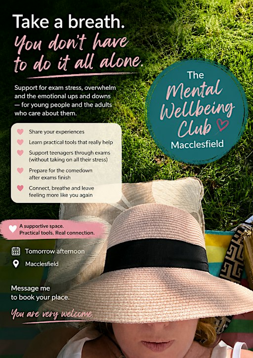 The Mental Wellbeing Club™ with Hannah Beko in Macclesfield