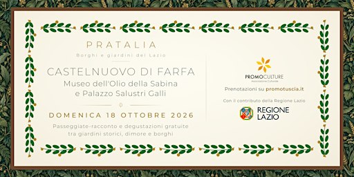 Pratalia | Castelnuovo di Farfa, Palazzo Salustri Galli e Museo dell’Olio