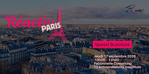 Speed Business Réactiv Paris