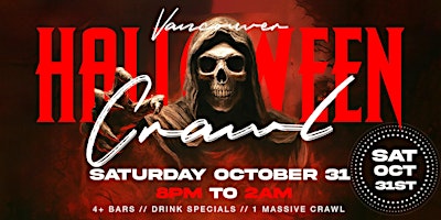 Vancouver's Haunted Hop 2026: Halloween Bar Crawl (Saturday, Oct 31)